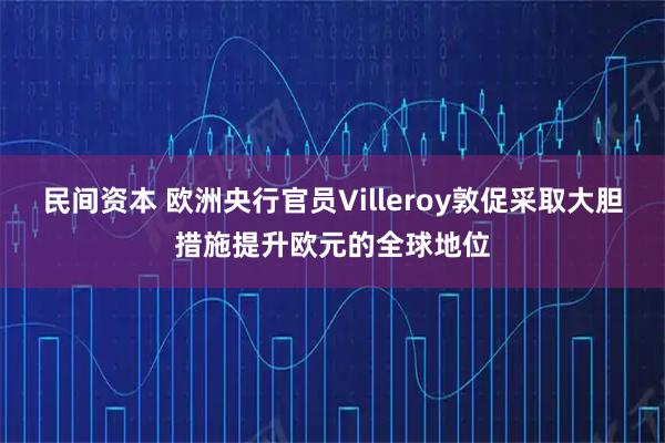 民间资本 欧洲央行官员Villeroy敦促采取大胆措施提升欧元的全球地位